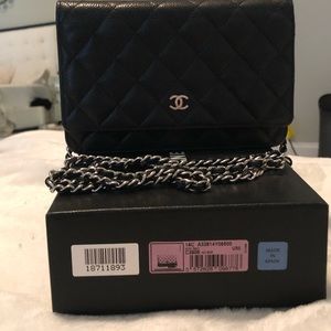 Chanel black WOC  used in excellent condition